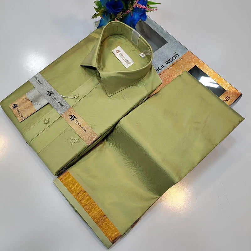 Asha Pattu - Shirt and Dhoti