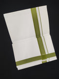 Cotton White Dhoti | Fancy Border | 2 Mtrs