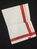 Cotton White Dhoti | Fancy Border | 2 Mtrs