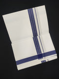 Cotton White Dhoti | Fancy Border | 2 Mtrs
