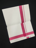 Cotton White Dhoti | Fancy Border | 2 Mtrs